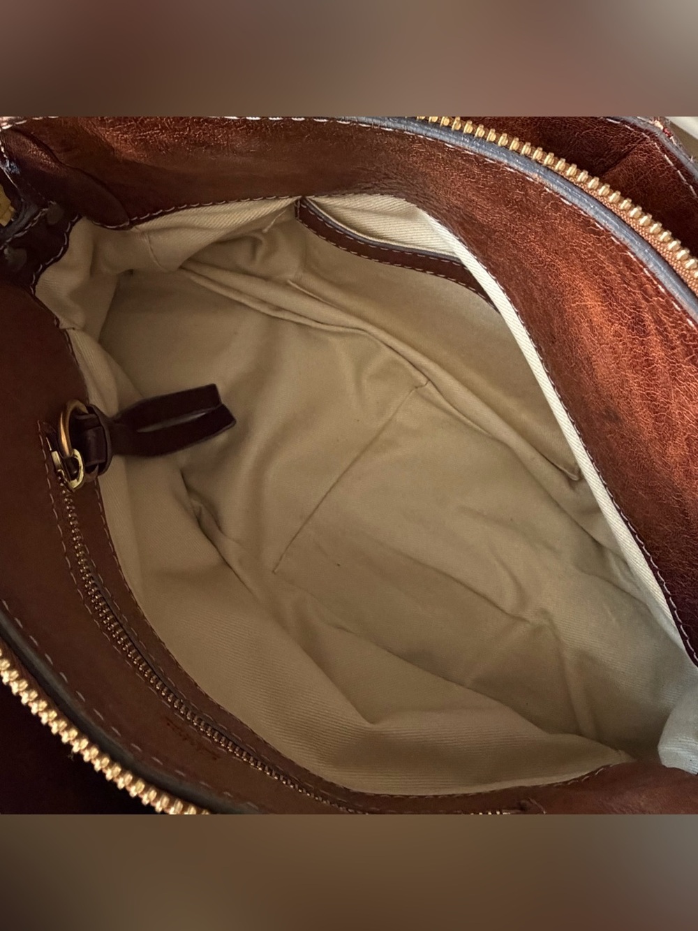 Chloé Héloïse Brown Distressed Leather Braided Shoulder Bag - Picture 12 of 15